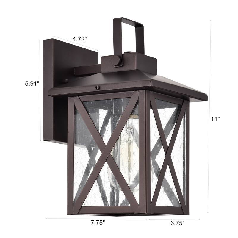 1-light Outdoor Wall Lantern