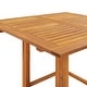 preview thumbnail 5 of 5, vidaXL Bistro Table 29.5"x29.5"x43.3" Solid Wood Acacia
