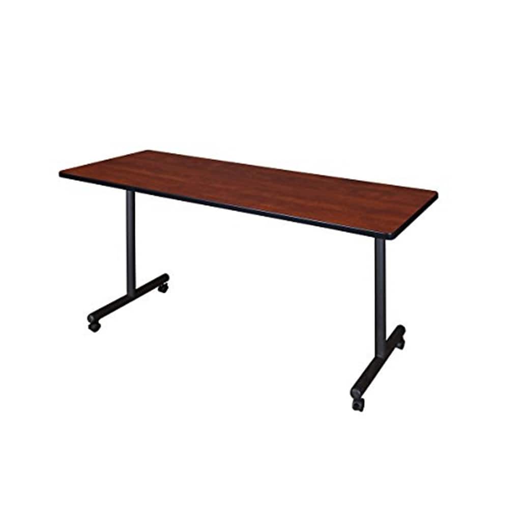 60" x 24" Mobile Training Table- Cherry