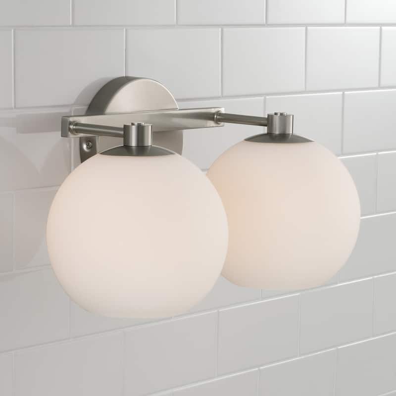 Ansley 2-Light Vanity - 14.75"W x 8"H x 7.75"E