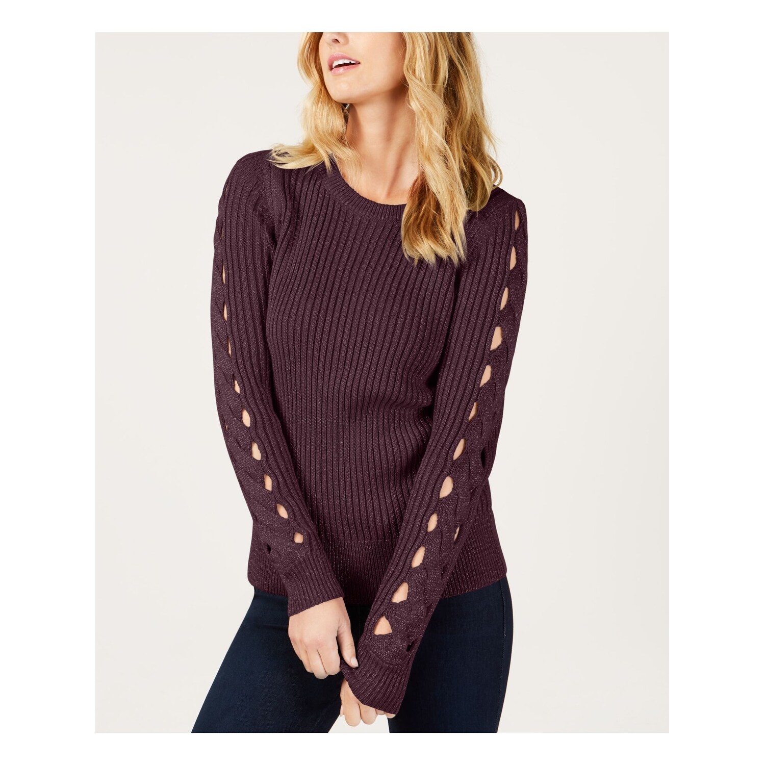 michael kors sweaters womens purple