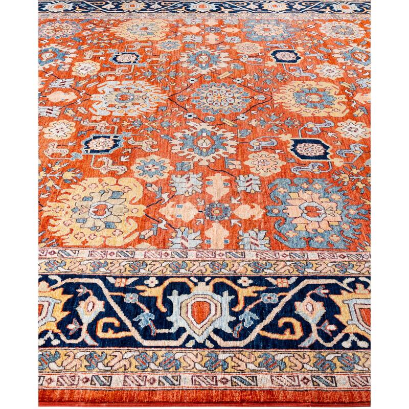 Serapi One-of-a-Kind Hand-Knotted Area Rug - Red - 8' 11" x 11' 9"