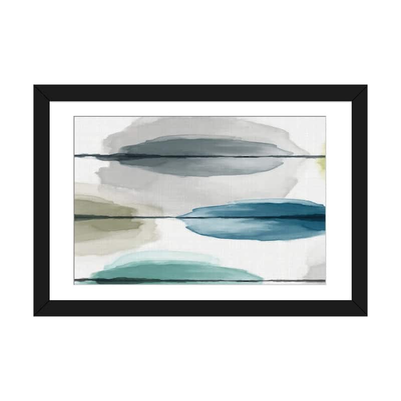 iCanvas "Follow Beside" by Eva Watts - Black - 24x32x1