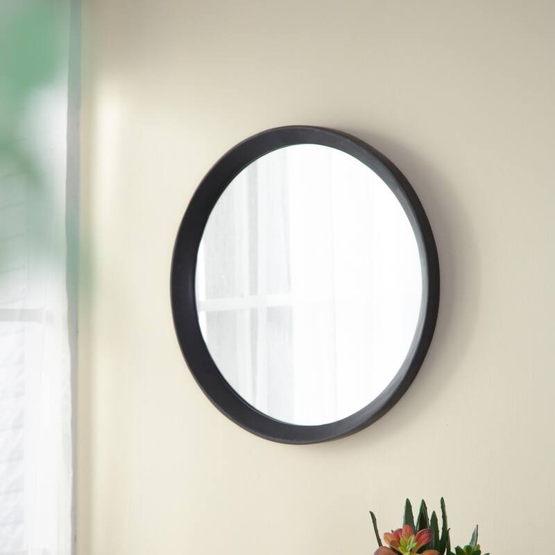 Round wall mirror for living room