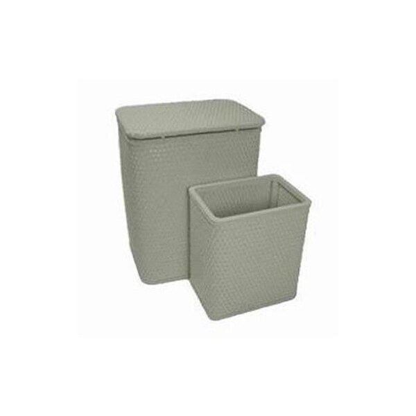 Chelsea Pattern Wicker Nursery Hamper And Matching Wastebasket Chelsea Pattern Wicker Nursery Hamper And Matching Wastebasket