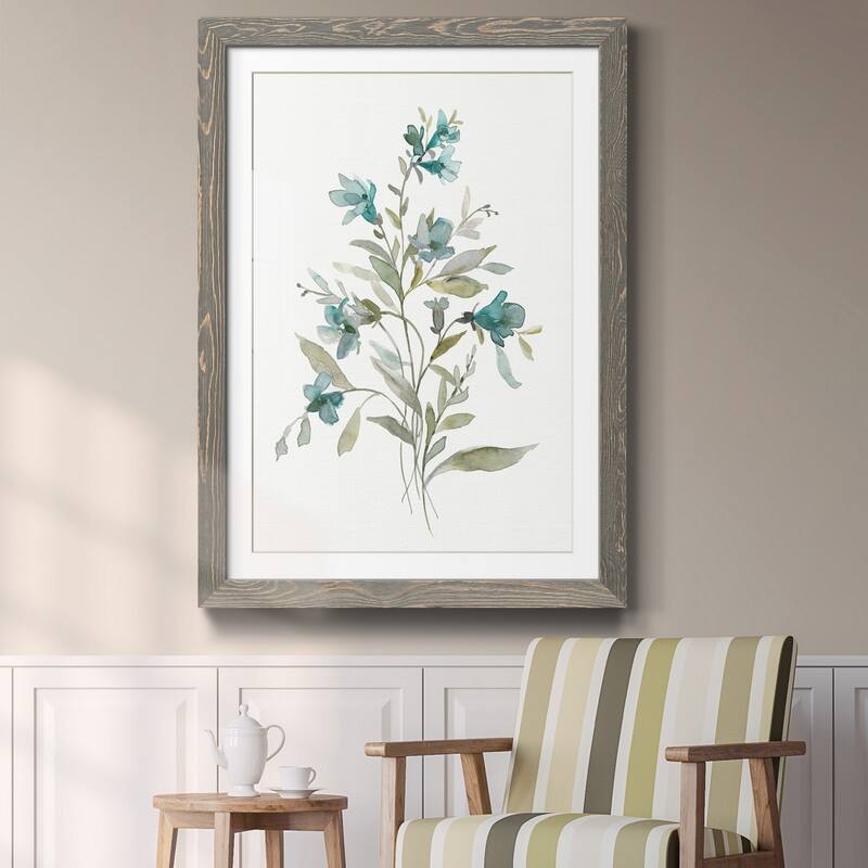 Linen Botanical III-Premium Framed Print - Ready to Hang