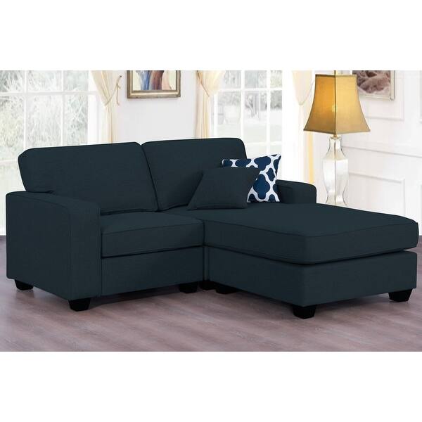 73.2'' Reversible Modular Sectional Sofa Couche For Apartment Bed