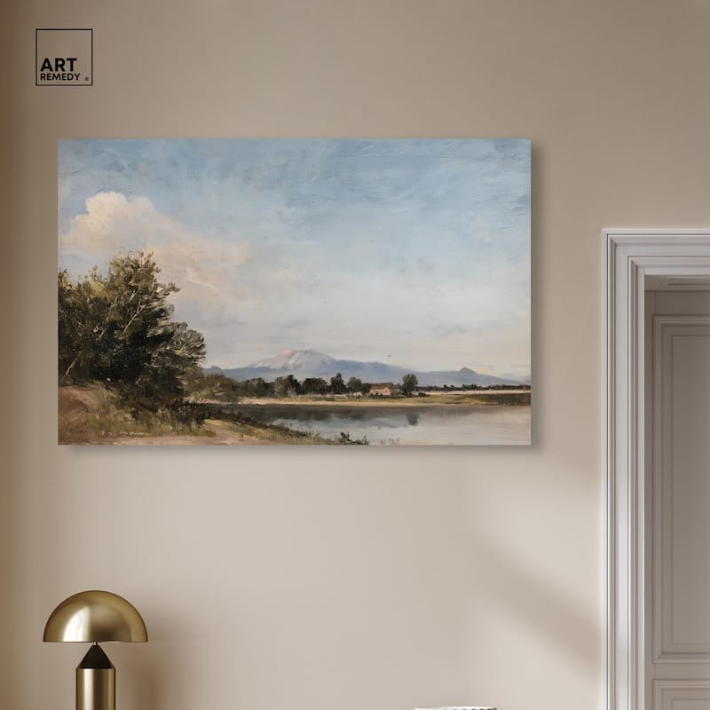 Hilltop Tower View III Canvas by Art Remedy, Gallery Wrapped