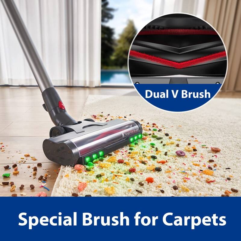 JEREMY CASS Bagged Cordless Stick Vacuum Cleaner 23KPa FadeFree