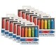 preview thumbnail 1 of 0, Melissa & Doug Learning Mat Crayons, 5 Assorted Colors Per Pack, 12 Packs Assorted - Kids