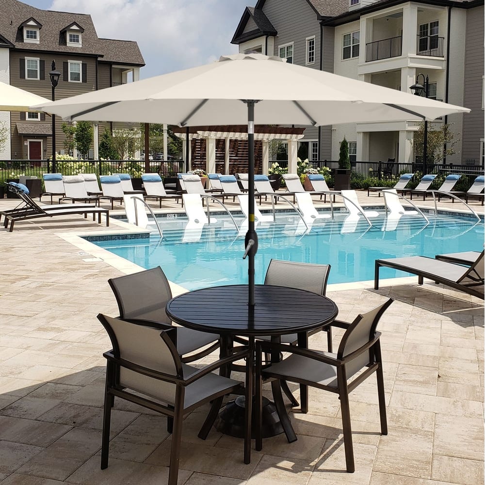 Bonosuki 9ft Patio Umbrella Market Table Umbrella with Tilt and Crank