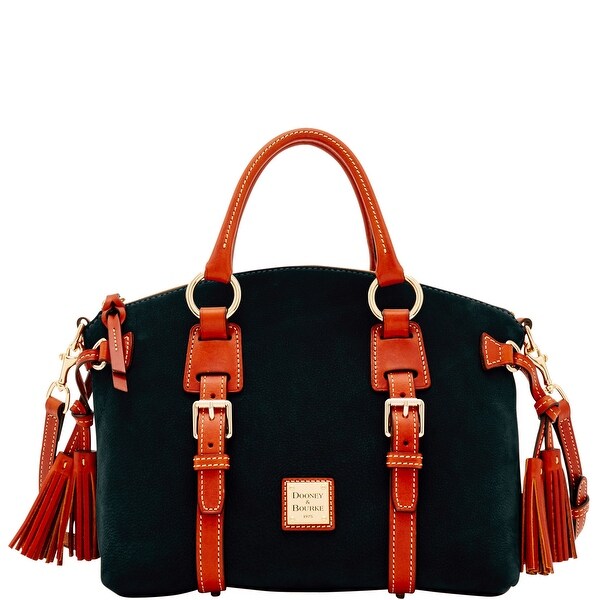 Dooney & Bourke Nubuck Bristol Satchel (Introduced by Dooney & Bourke at $368 in Jun 2017) - Black