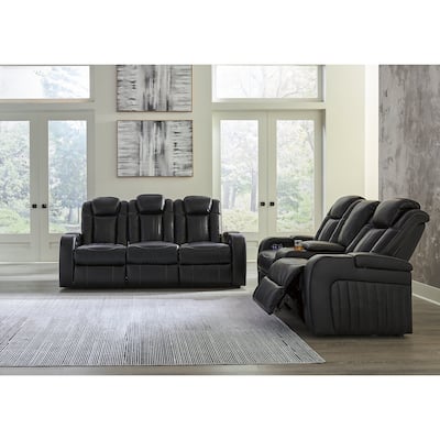 Signature Design by Ashley Caveman Den Black 2-Piece Upholstery Package - 86" W x 42" D x 42" H