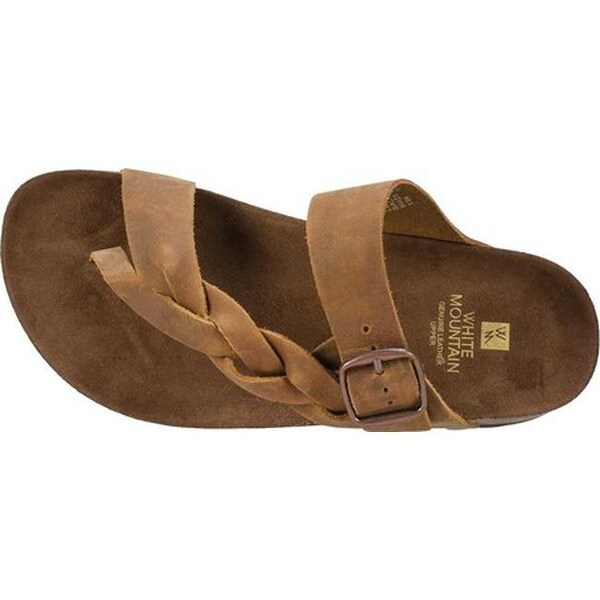 white mountain crawford thong sandal