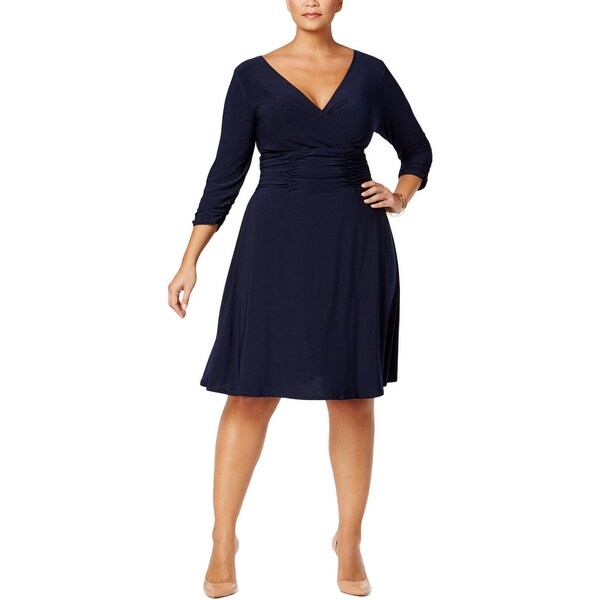 womens navy cocktail dress