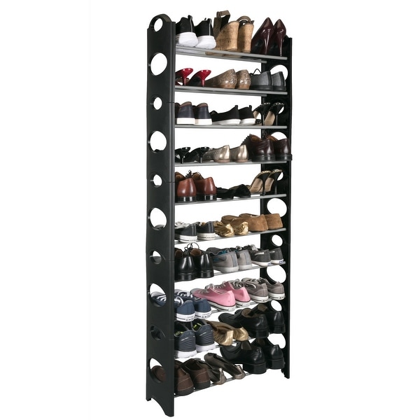 4 21 & 30 Pairs 7 10 Tier Shoe Rack Extendable & Stackable Organiser for 12 