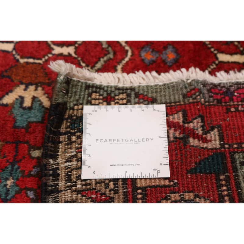 ECARPETGALLERY Hand-knotted Anadol Red Wool Rug - 3'7 x 9'7