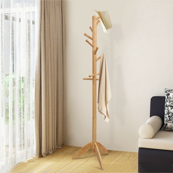 Coat stand oak clearance