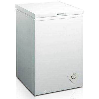 Shop Midea Whs 129c1 Single Door Chest Freezer 3 5 Cubic Feet White Overstock 17600655