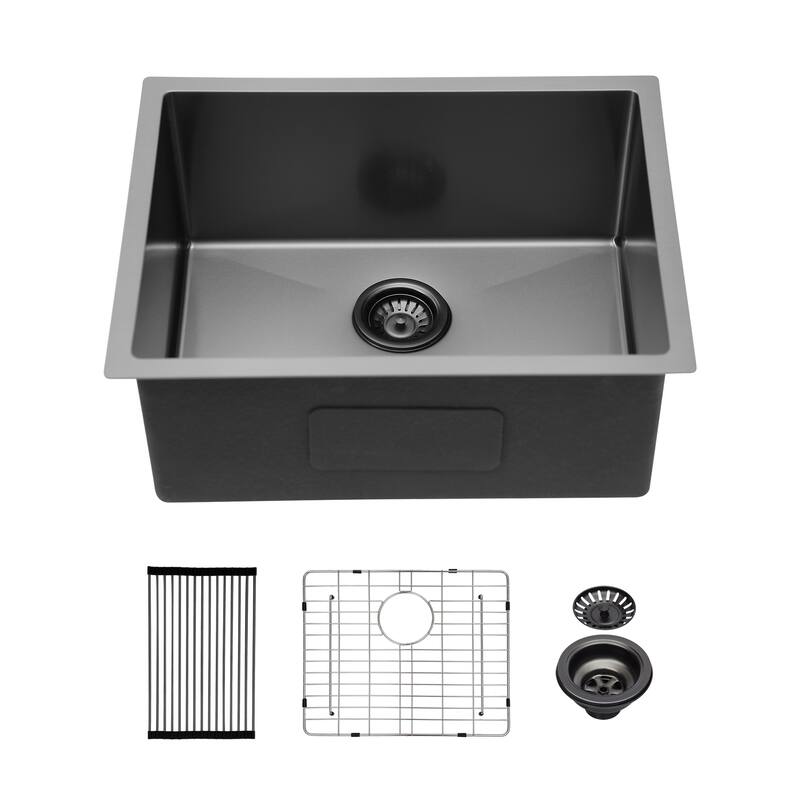 Undermount Single Bowl Kitchen Sink with 9 Inch Deep
