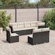 Option Black and cream 5-Seater Without table