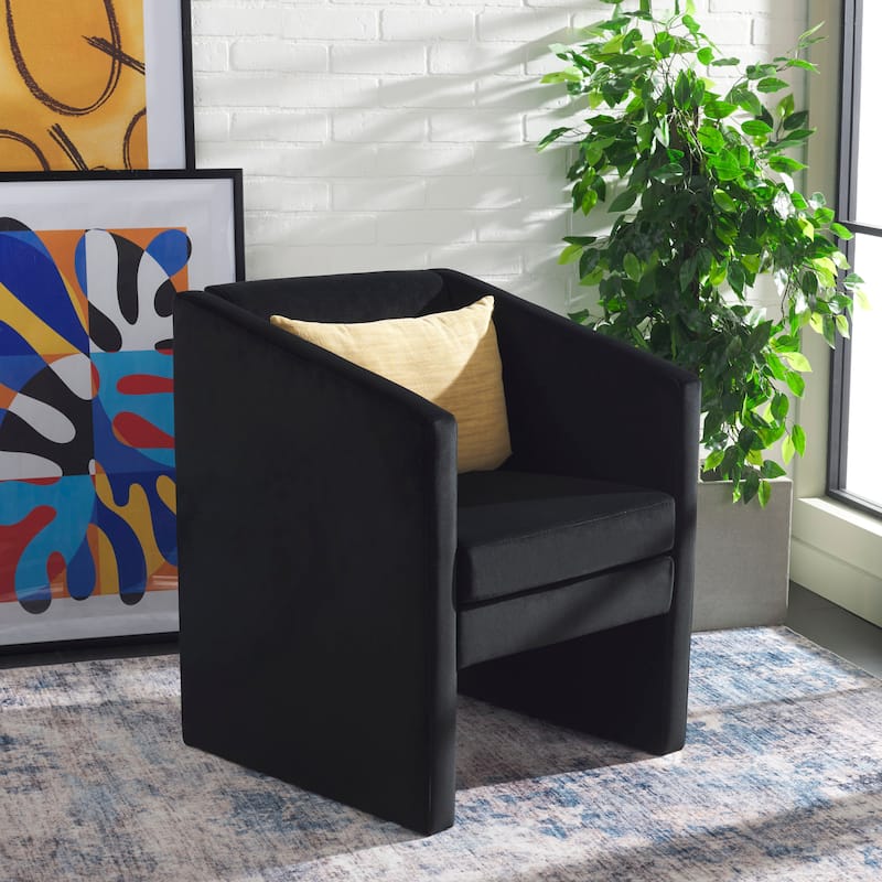 SAFAVIEH Una Accent Chair - W24" x D25" x H30" - 24Wx25Dx30H