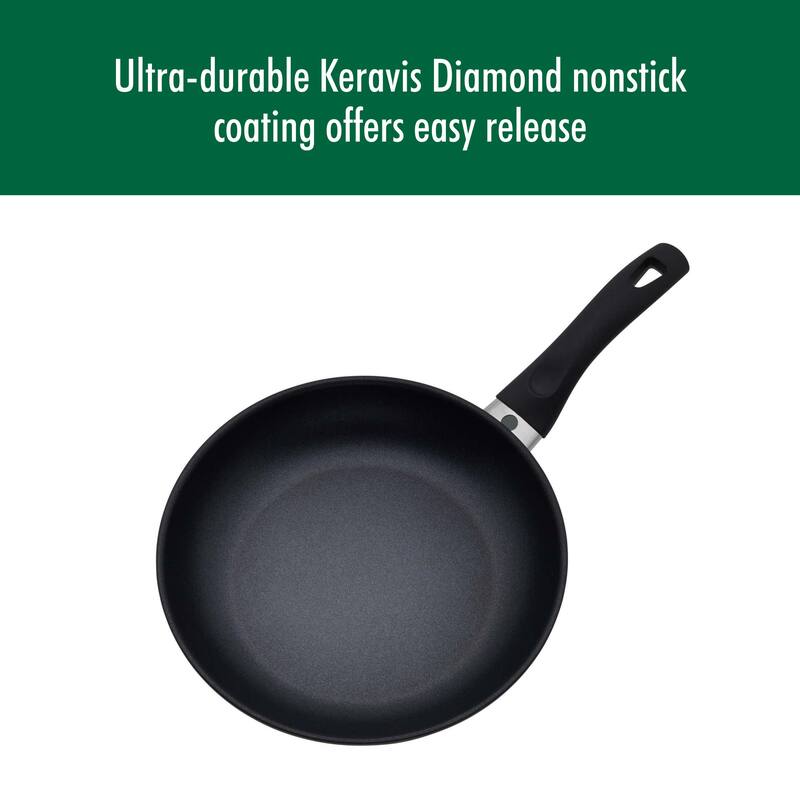 BALLARINI Arezzo by HENCKELS 3-pc Nonstick Fry Pan Set, Made In Italy - Black