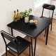preview thumbnail 15 of 22, Dining Table Set of 2, Kitchen Table with Upholstered Chairs Dinning Table Set - 29.1x29.1x30in
