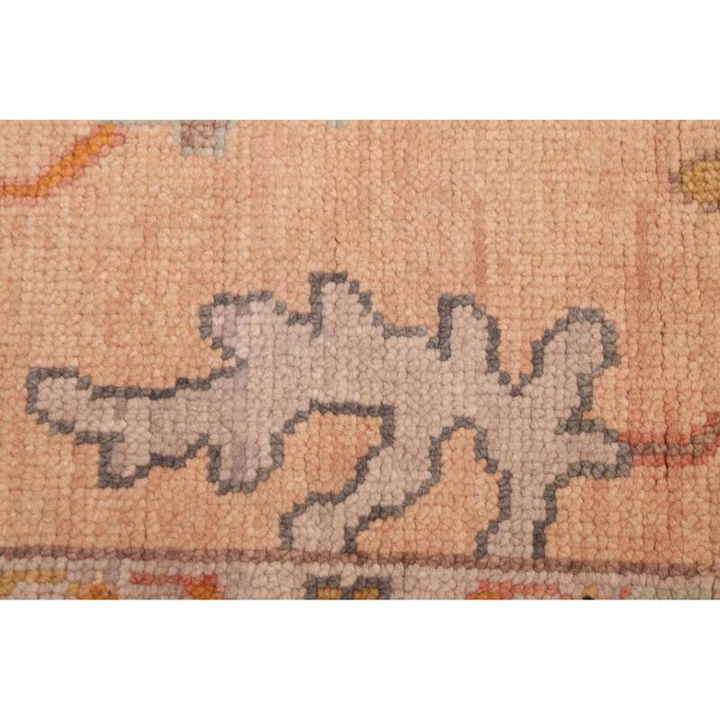 ECARPETGALLERY Hand-knotted Modern Oushak Light Copper Wool Rug - 7'11 x 10'2