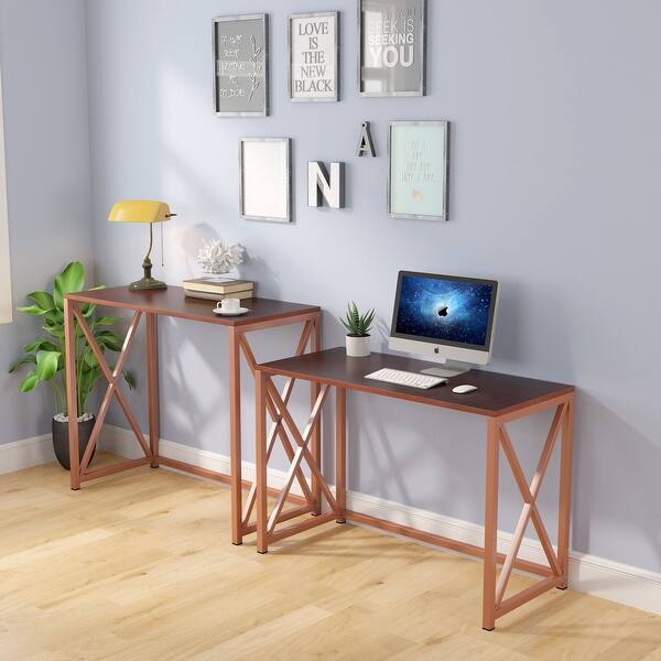 Shop High And Low Table For Two Large Size Long Computer Desk Or