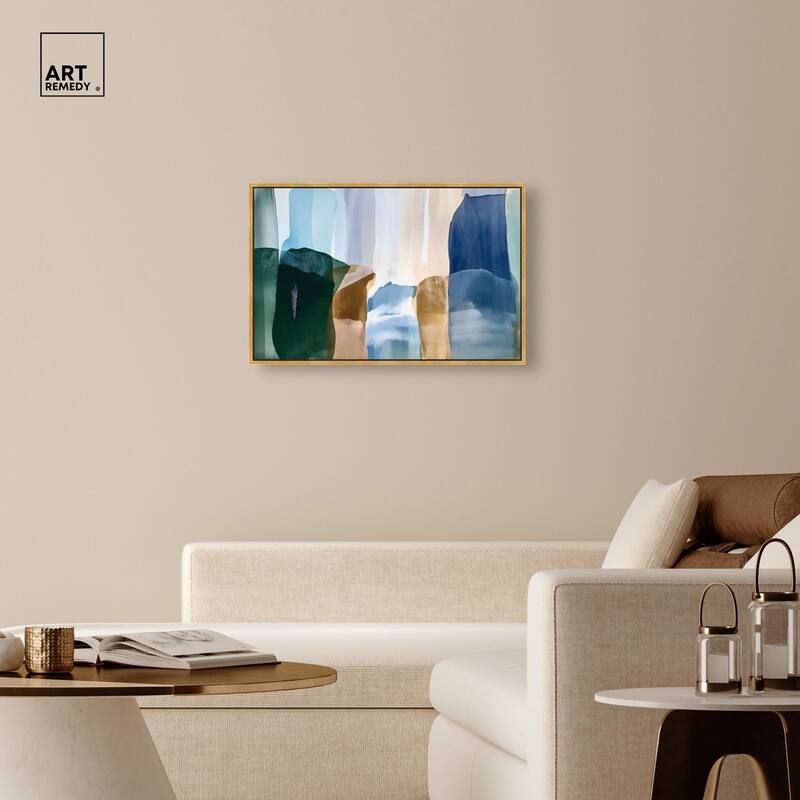 Contoured Calm II Canvas by Art Remedy