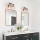 preview thumbnail 9 of 14, 2/3/4-Light Bathroom Black Vanity Lights Modern Wall Sconce Lighting with Glass Shade