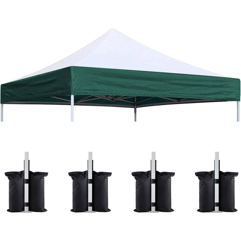 Aeocia 10x10 Pop Up Canopy Replacement Tent Top Cover ONLY