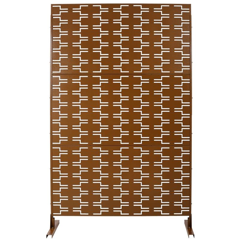 Outdoor & Indoor Privacy Screen Metal Privacy Screen 76" H×48" W