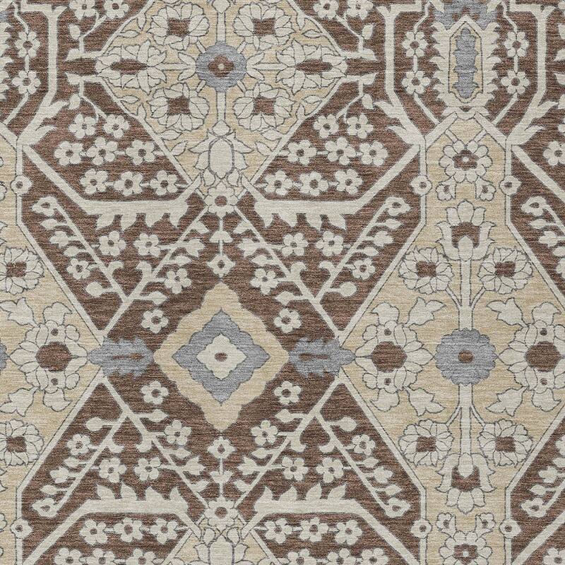 HomeRoots Floral Transitional Rectangle Outdoor Rug