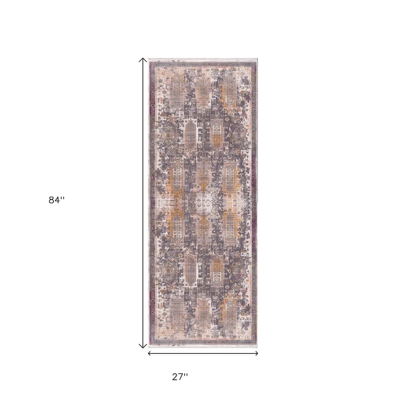HomeRoots Southwestern Southwest Runner Area Rug