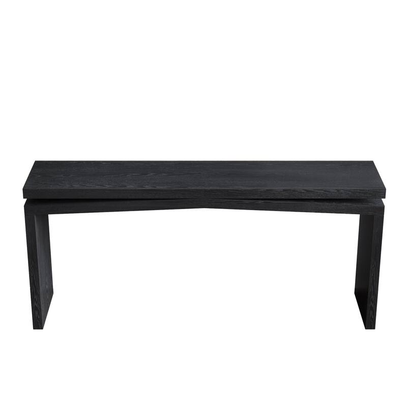 GDF Studio - Farmhouse Wooden Console Table for Entryway