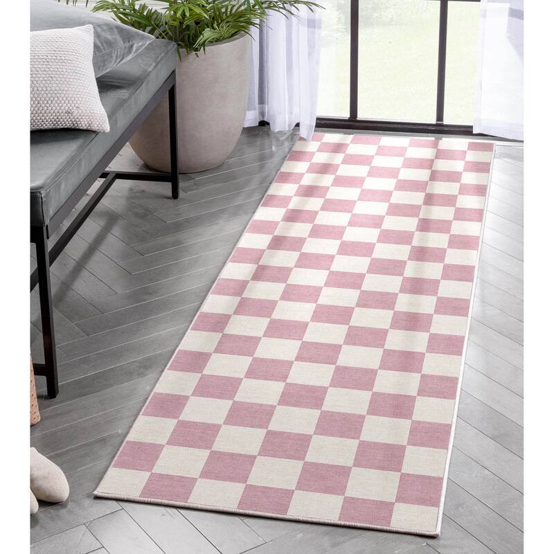 Well Woven Apollo Square Modern Geometric Flat-Weave Area Rug