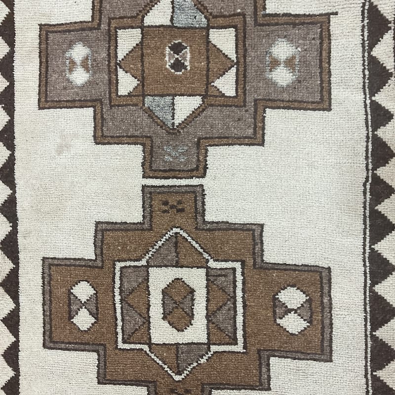 HERAT ORIENTAL Handmade Turkish Oushak Wool Runner - 3'10" x 11'3"