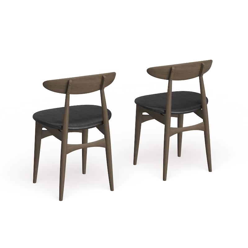 Carson Carrington Haapajarvi Mid-century Modern French Oak Dining Chair (Set of 2)