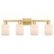 Option Brushed Brass / Matte White