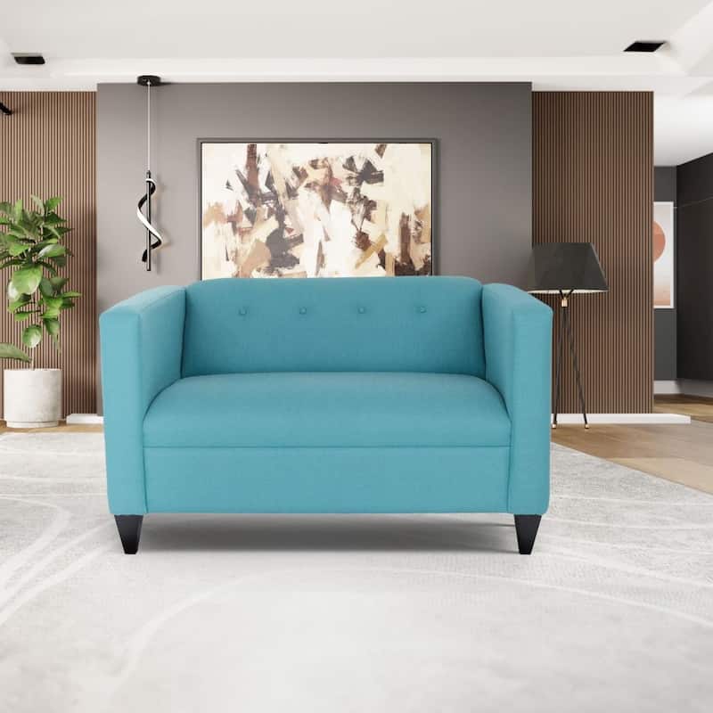 Coast to Coast Sofas Contemporary Loveseat Sofa Polyester Nylon Solid Wood Frame Upholstered