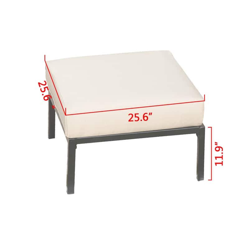 PATIO FESTIVAL 4-Piece Outdoor Sofa Seating Group with Cushions