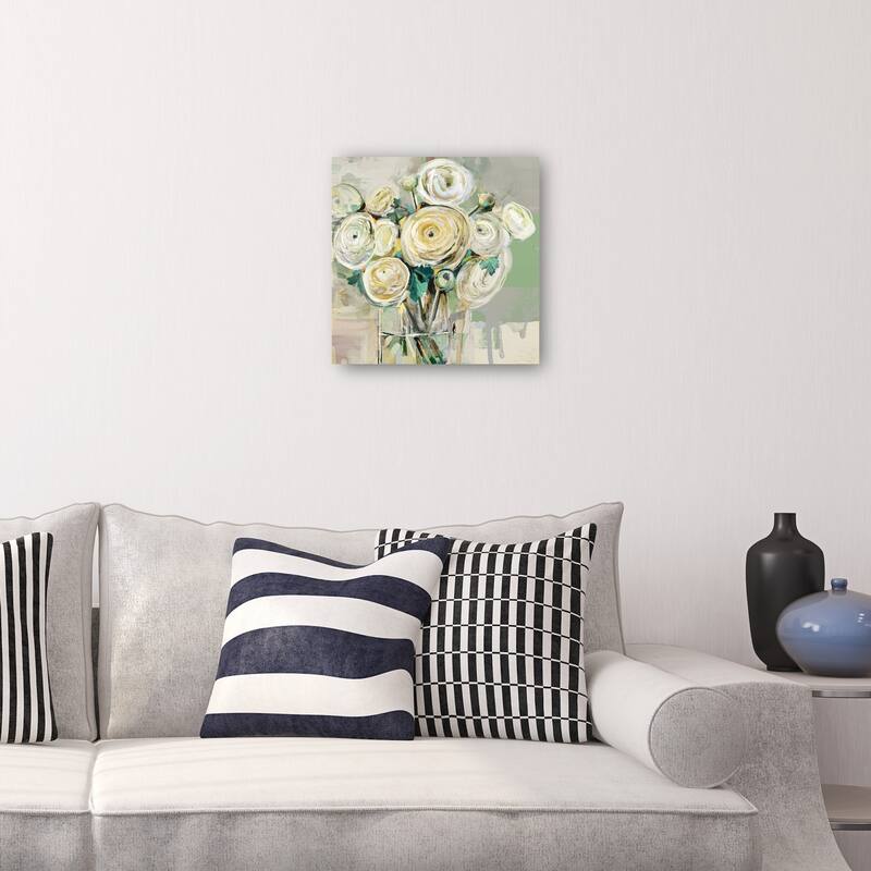 Ranunculus Gathering By Studio Arts Canvas Art Print