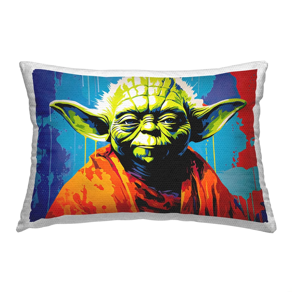 Stupell Pop Culture Creature Printed Outdoor Throw Pillow Design by Birch&Ink