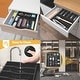 preview thumbnail 9 of 11, Kitchen Silverware Organizer - Extra Deep Grooved Drawer Divider,7 Slot Utensil Organizer - 7 Slots