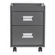 preview thumbnail 2 of 5, Alera Pedi Cart Pedicart Drawer Trolley for Pedicure Chair Spa Nail Salon, Grey - N/A