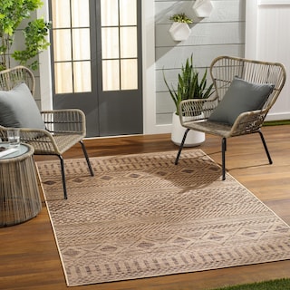 Dena Recycled Transitional Moroccan Washable Area Rug