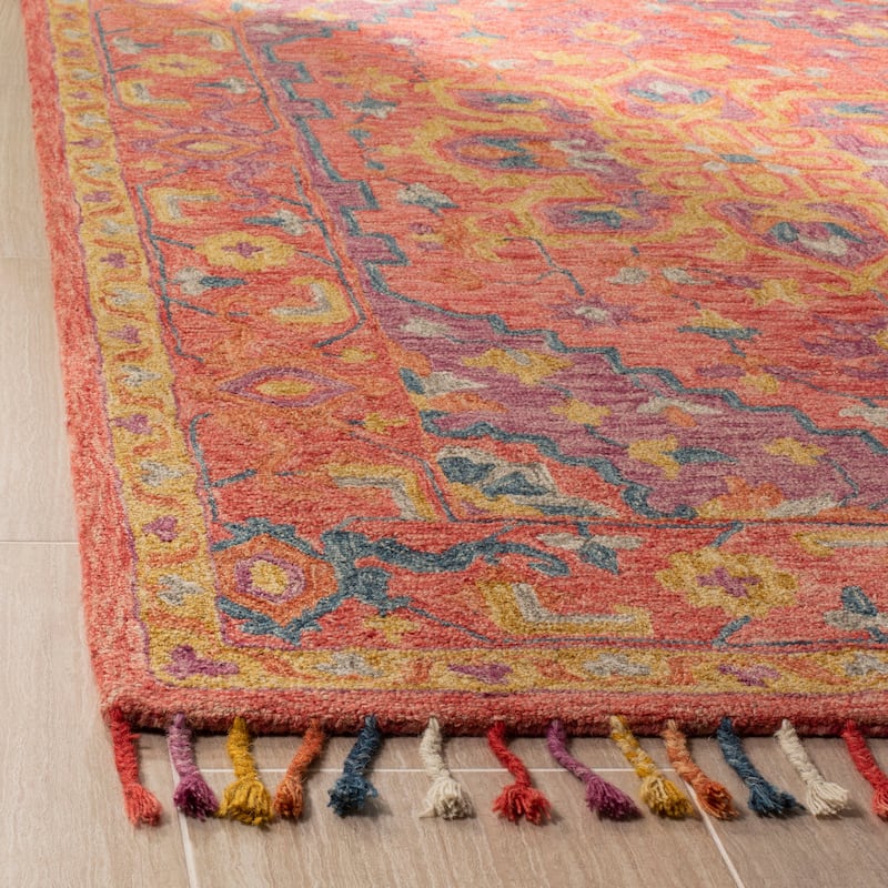 SAFAVIEH Handmade Aspen Masumah Boho Tribal Wool Rug