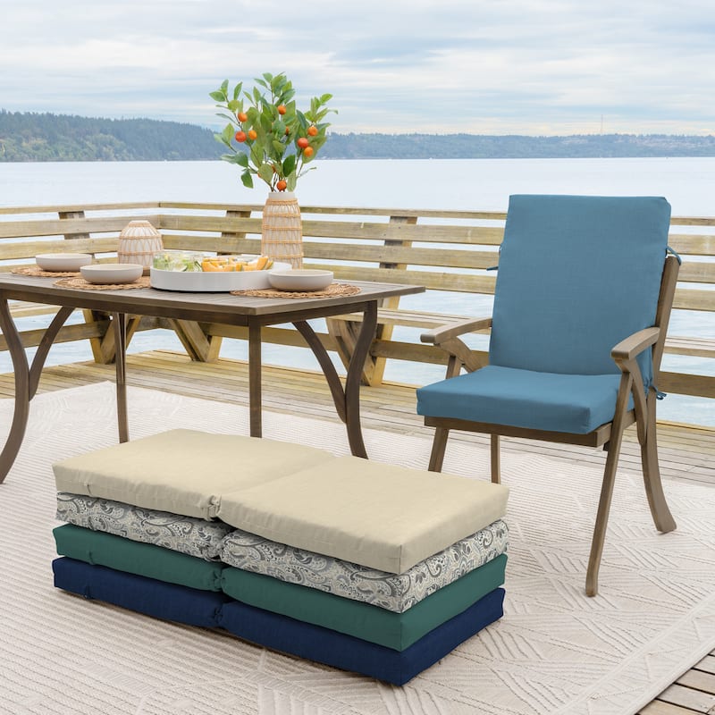ARDEN Outdoor Dining Chair Cushion - 44"L x 20"W
